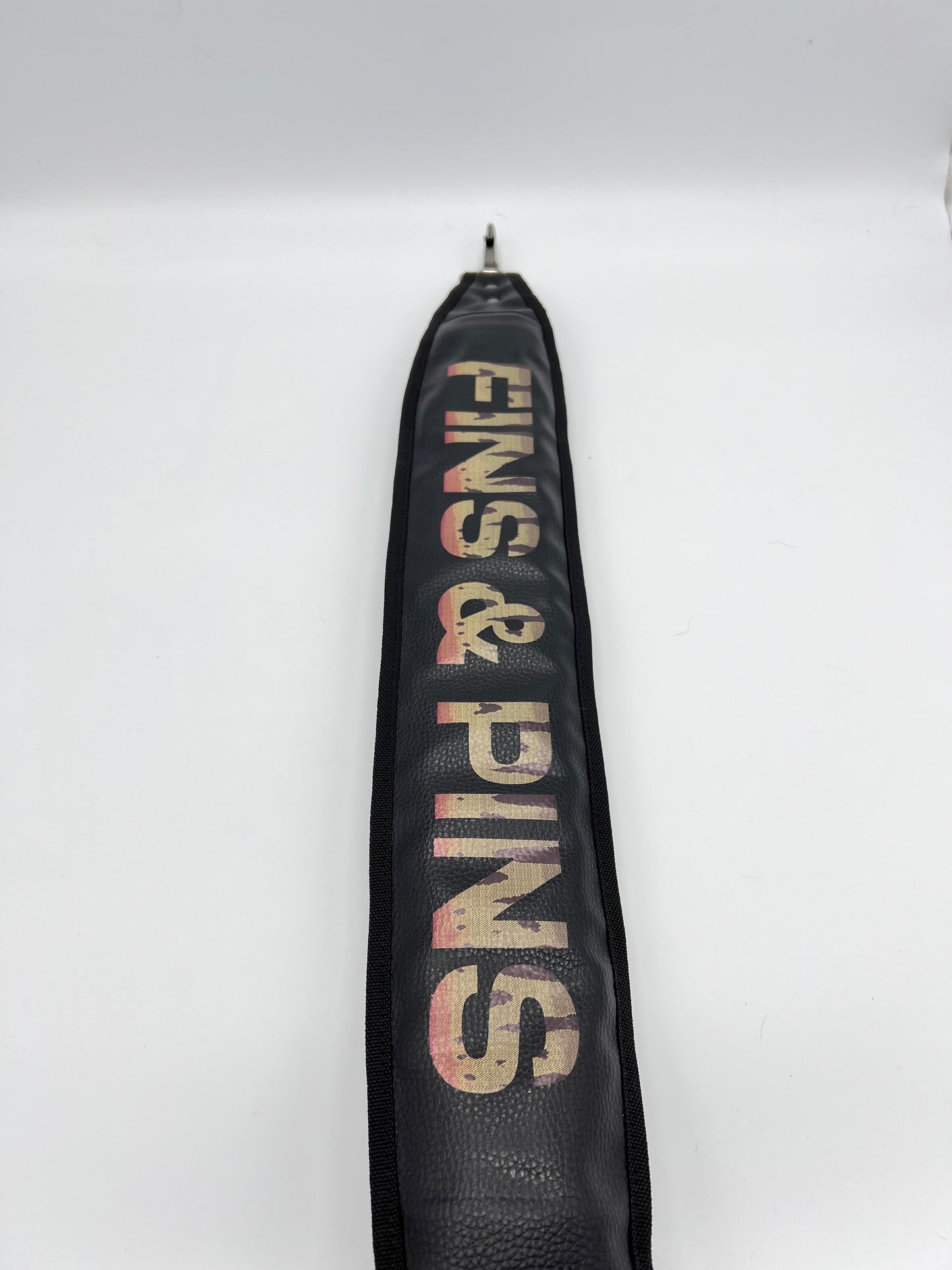Peacock bass Fins & Pins bag strap