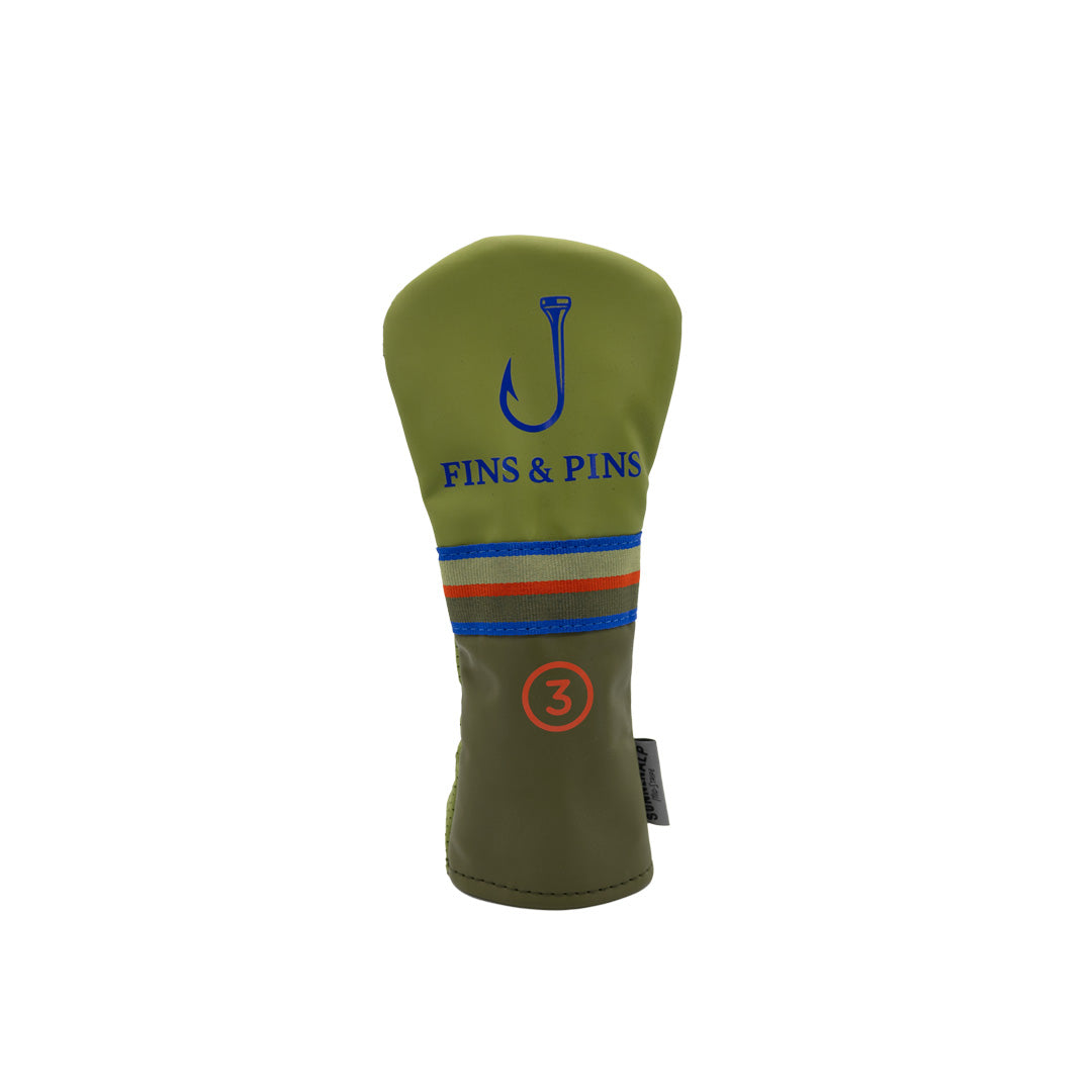 Mid Stripe Fins & Pins 3w headcover