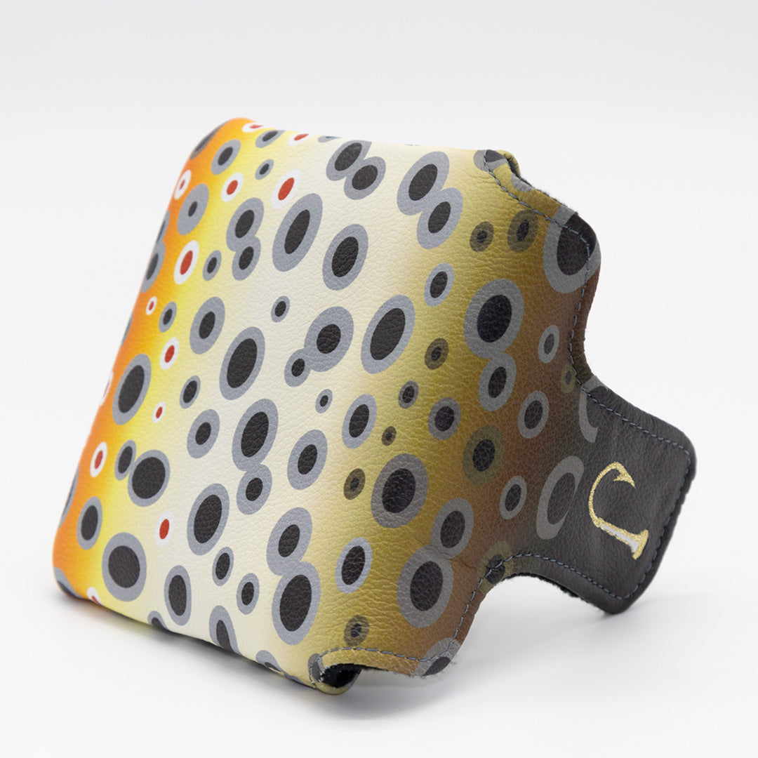 Leather Brown Trout Mallet Headcover