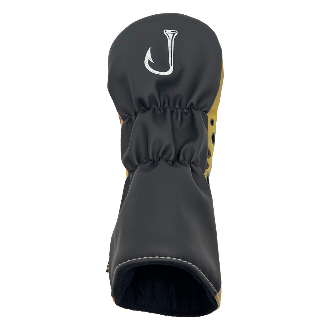 Embroidered Brown trout driver headcover