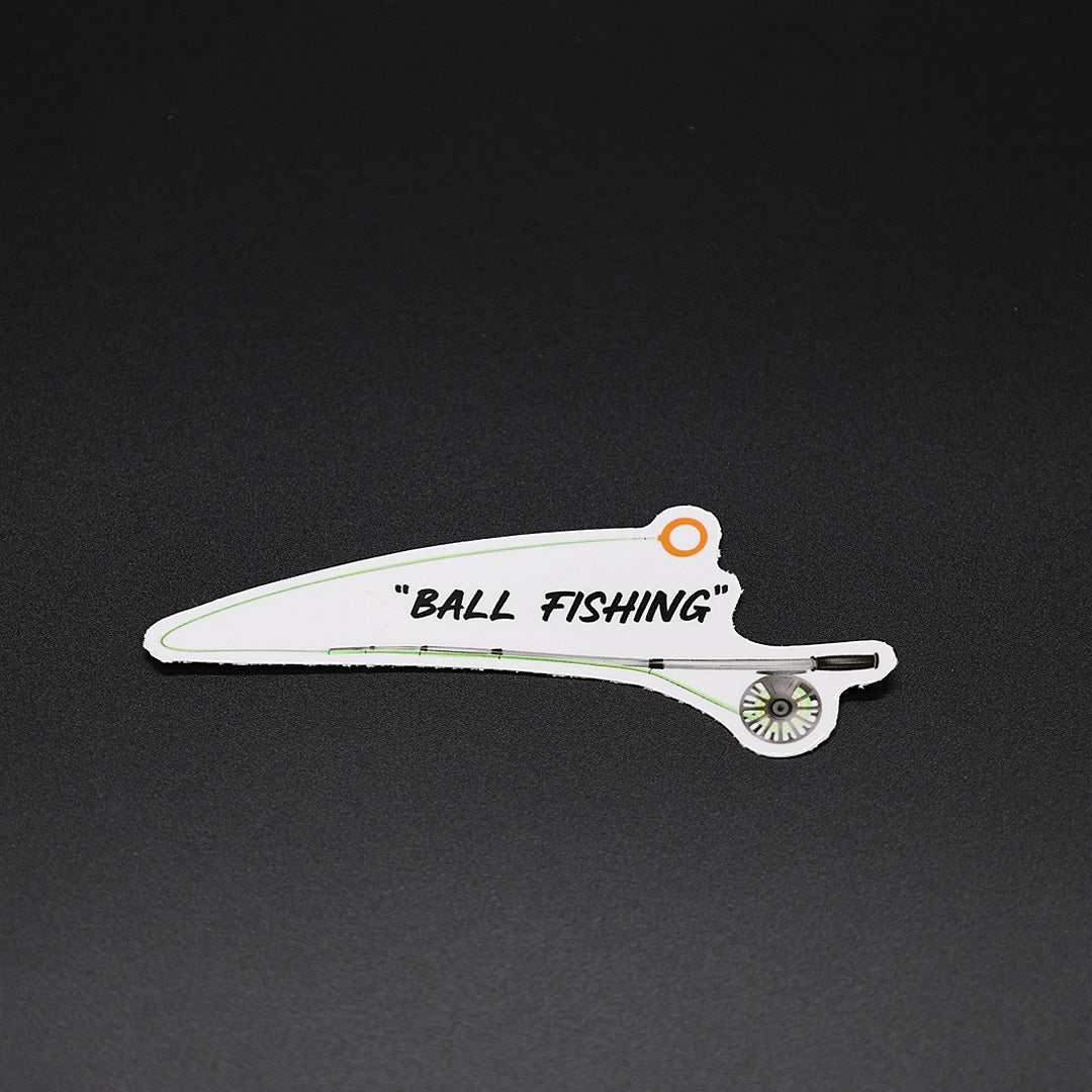 Ball fishing sticker