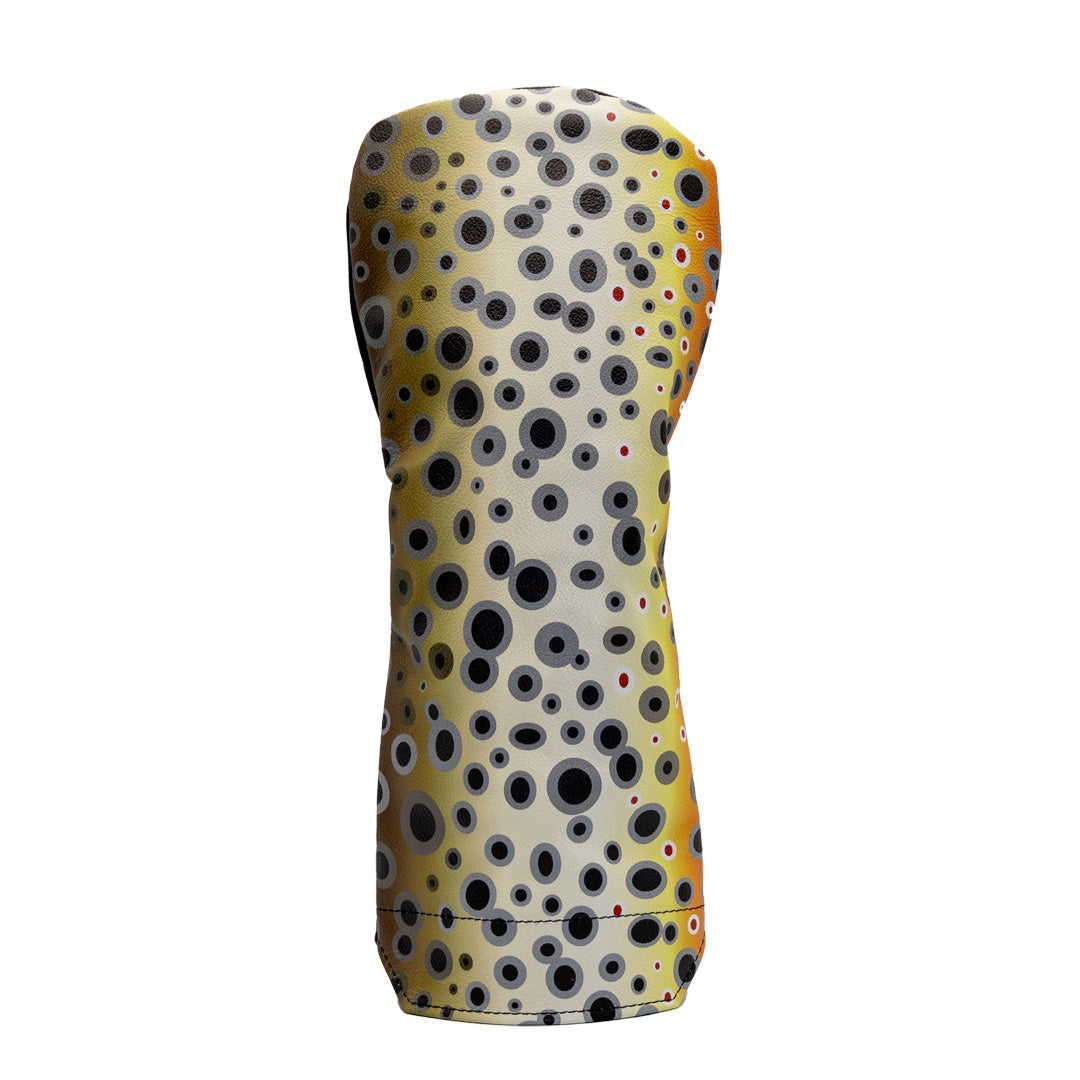 Leather Brown Trout Driver Headcover