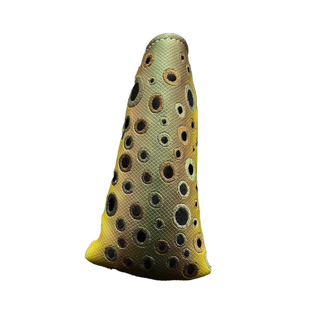 Embroidered Brown trout blade cover