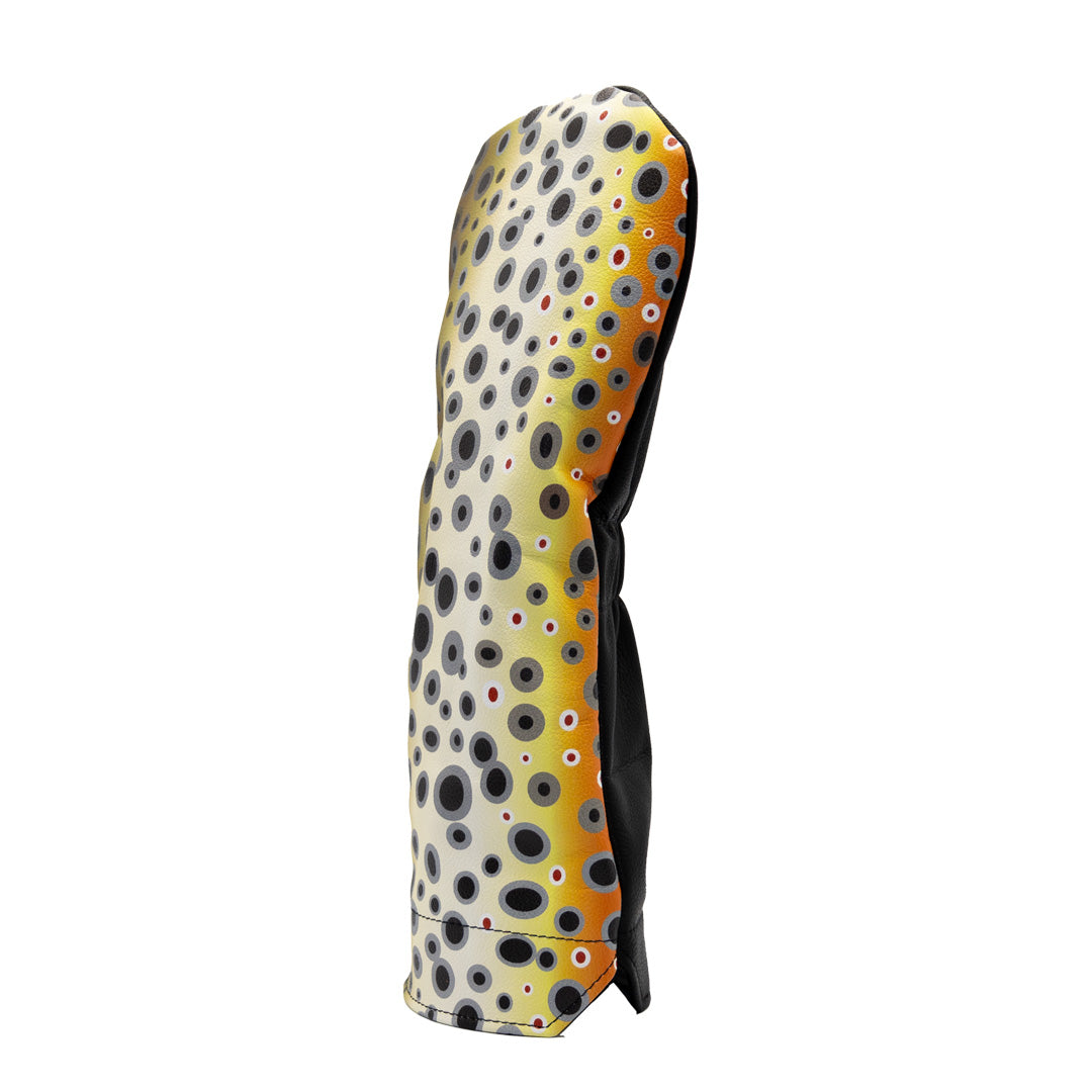 Leather Brown Trout Driver Headcover