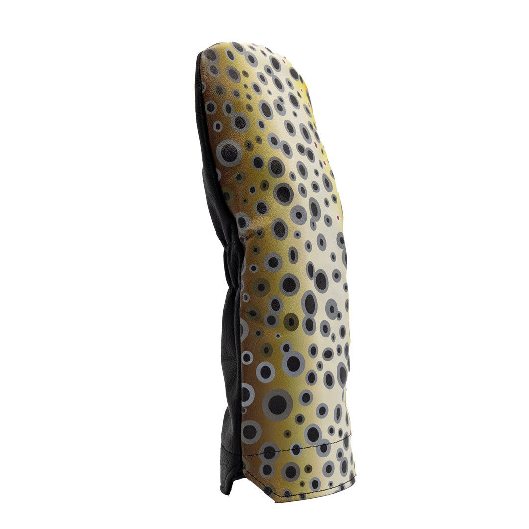 Leather Brown Trout Driver Headcover