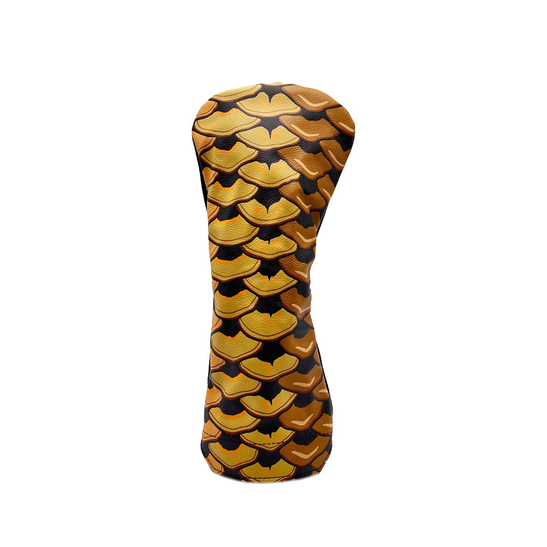 Leather carp driver headcover