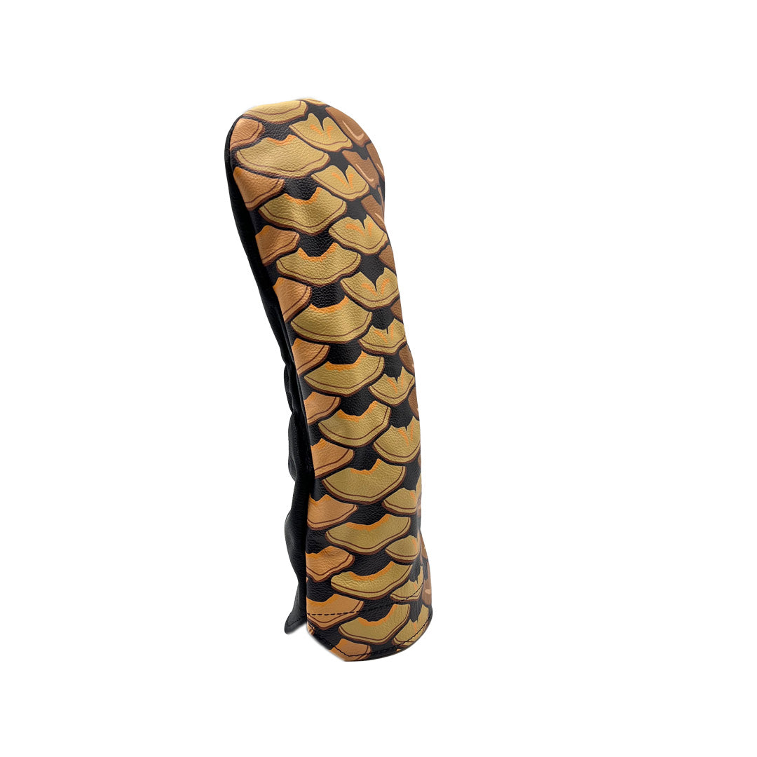Leather carp driver headcover