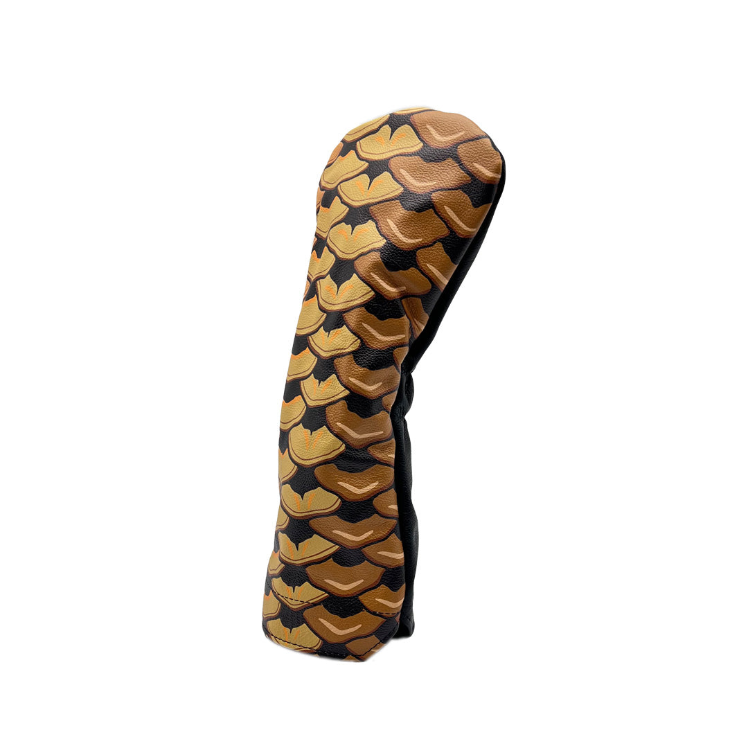 Leather carp driver headcover