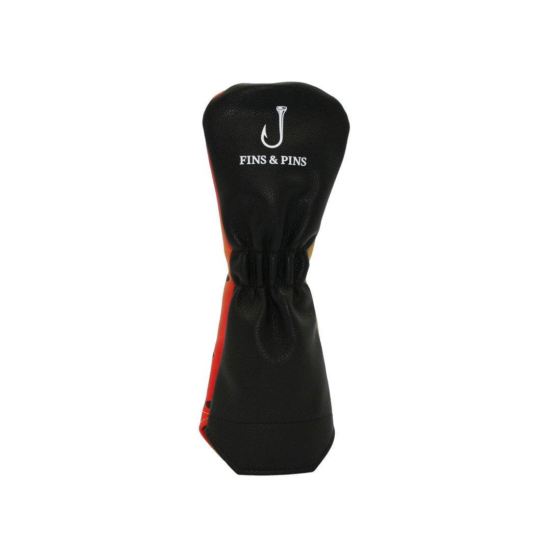 Leather cutthroat trout fairway wood headcover