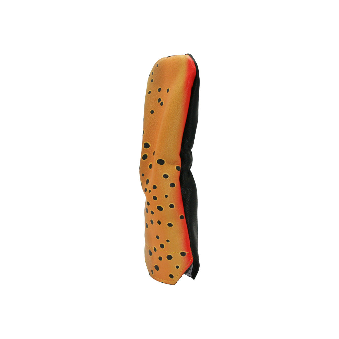 Leather cutthroat trout fairway wood headcover