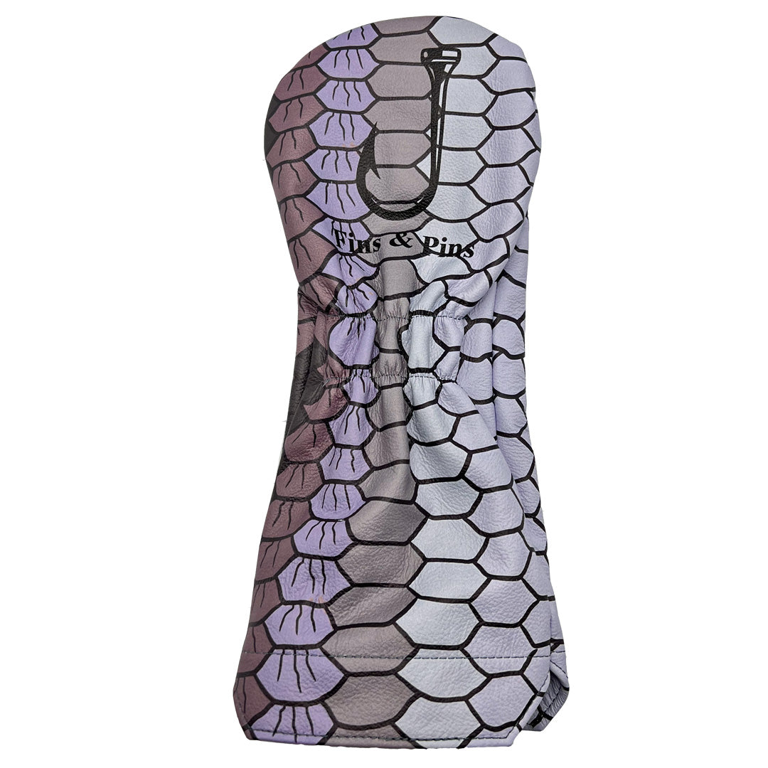 Leather tarpon driver headcover