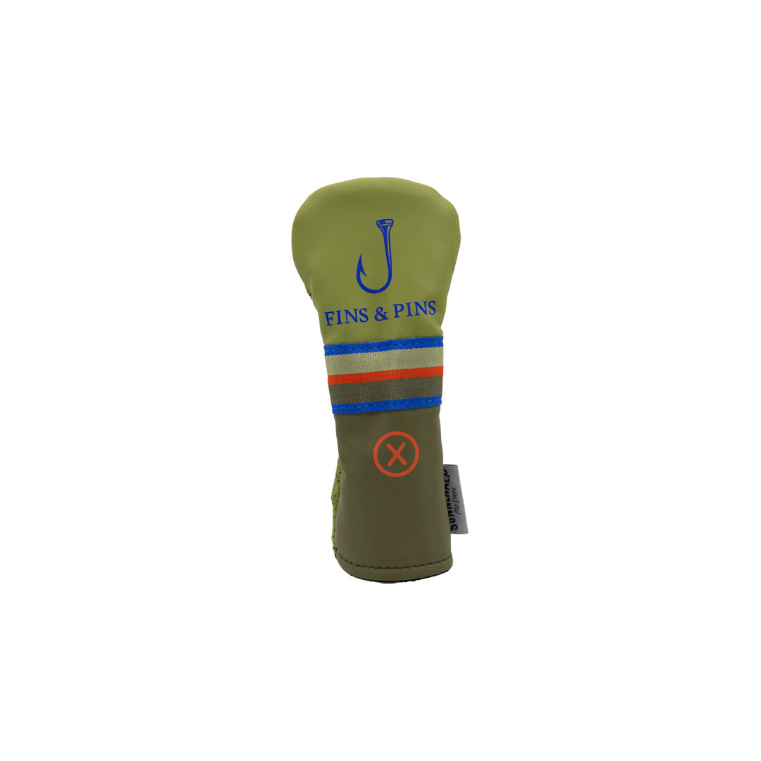Mid stripe Fins & Pins X headcover