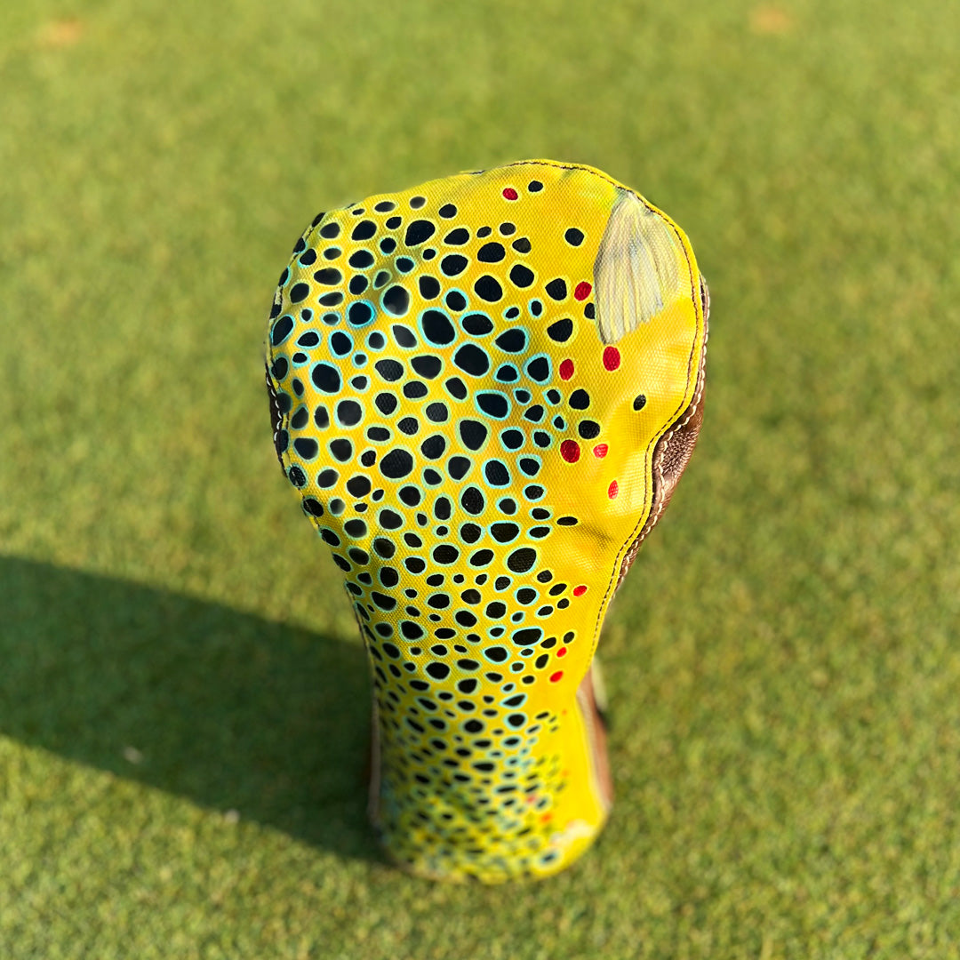 Clark Fork brown trout driver headcover