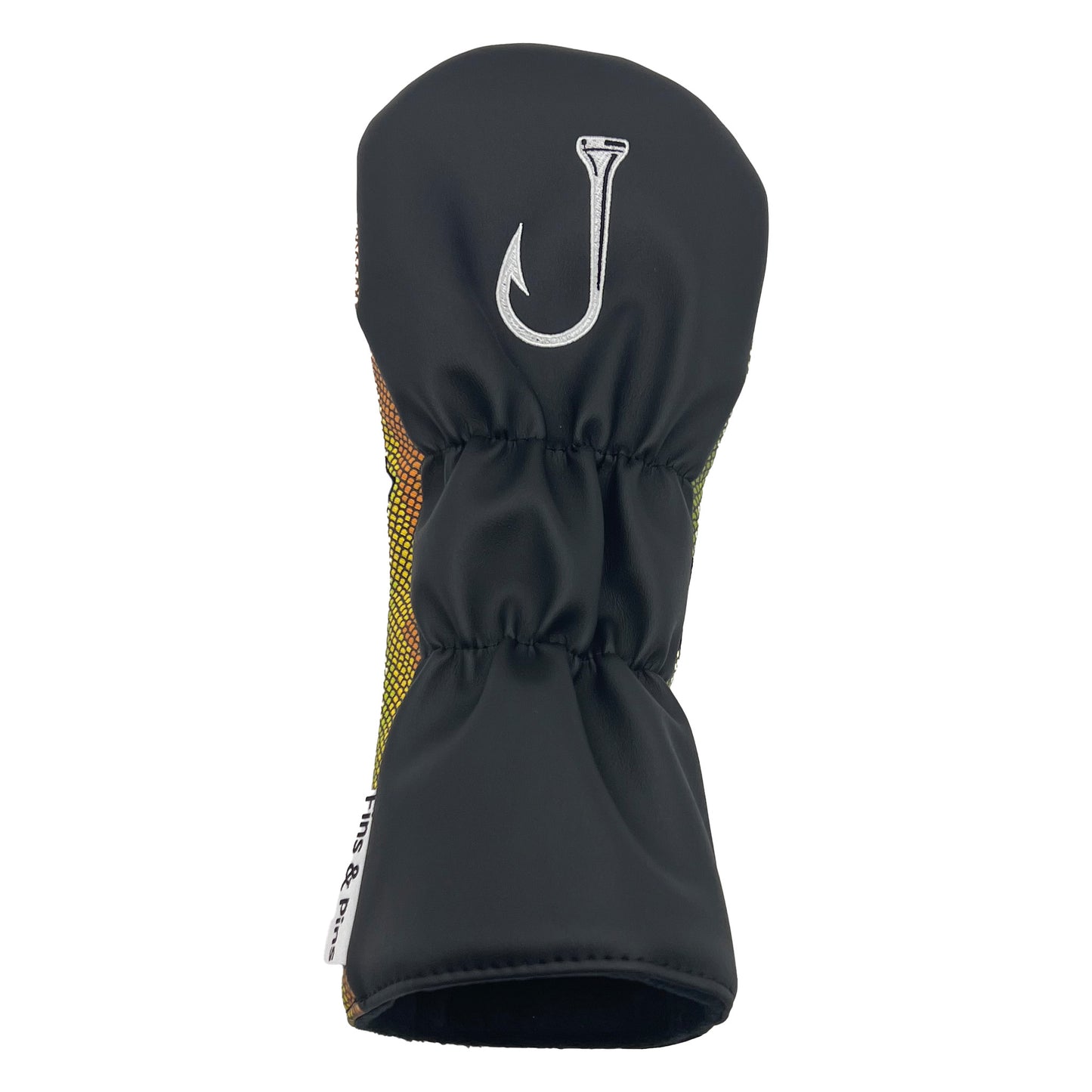 Embroidered Peacock bass driver headcover