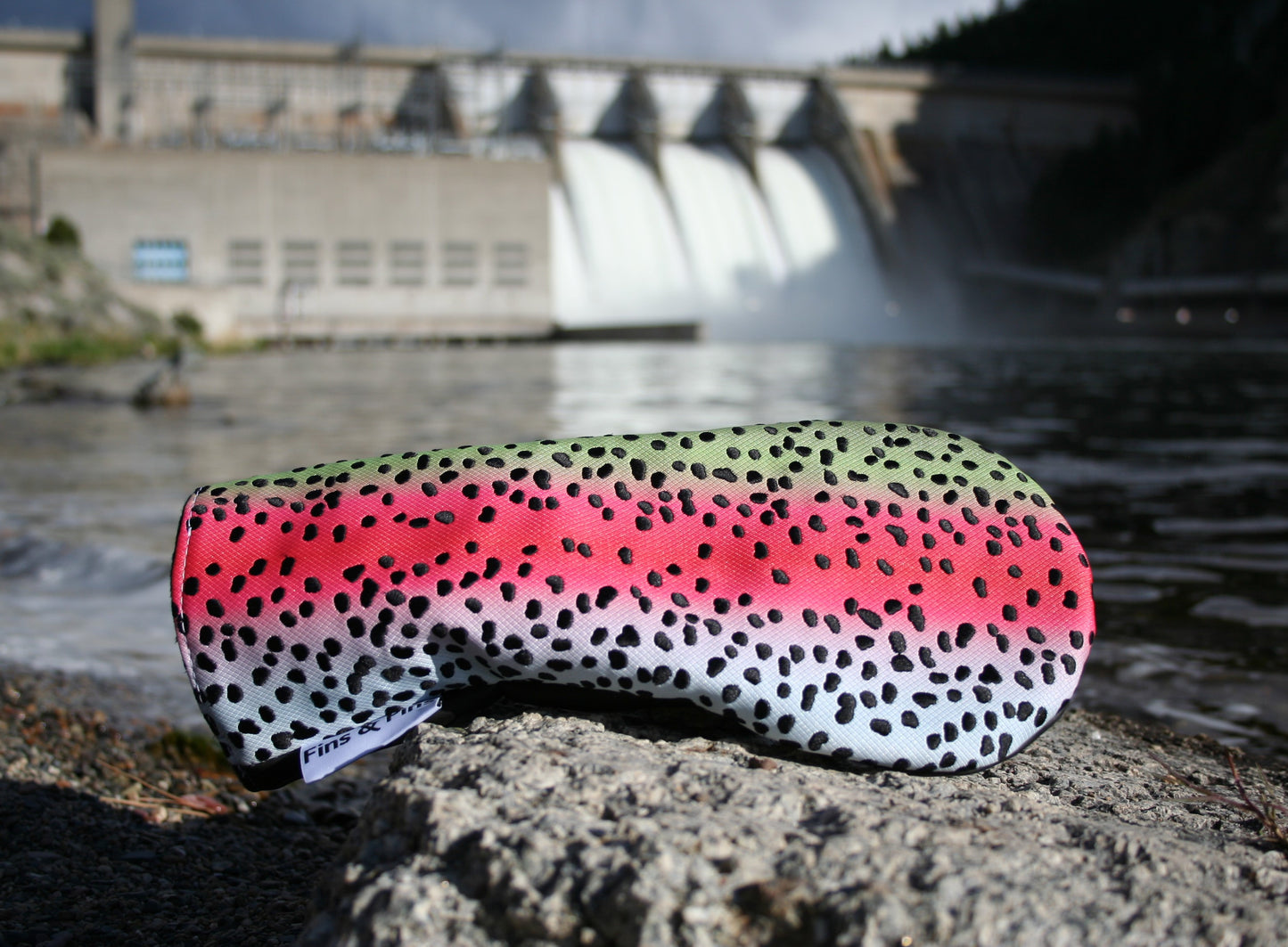 Embroidered Rainbow trout driver headcover
