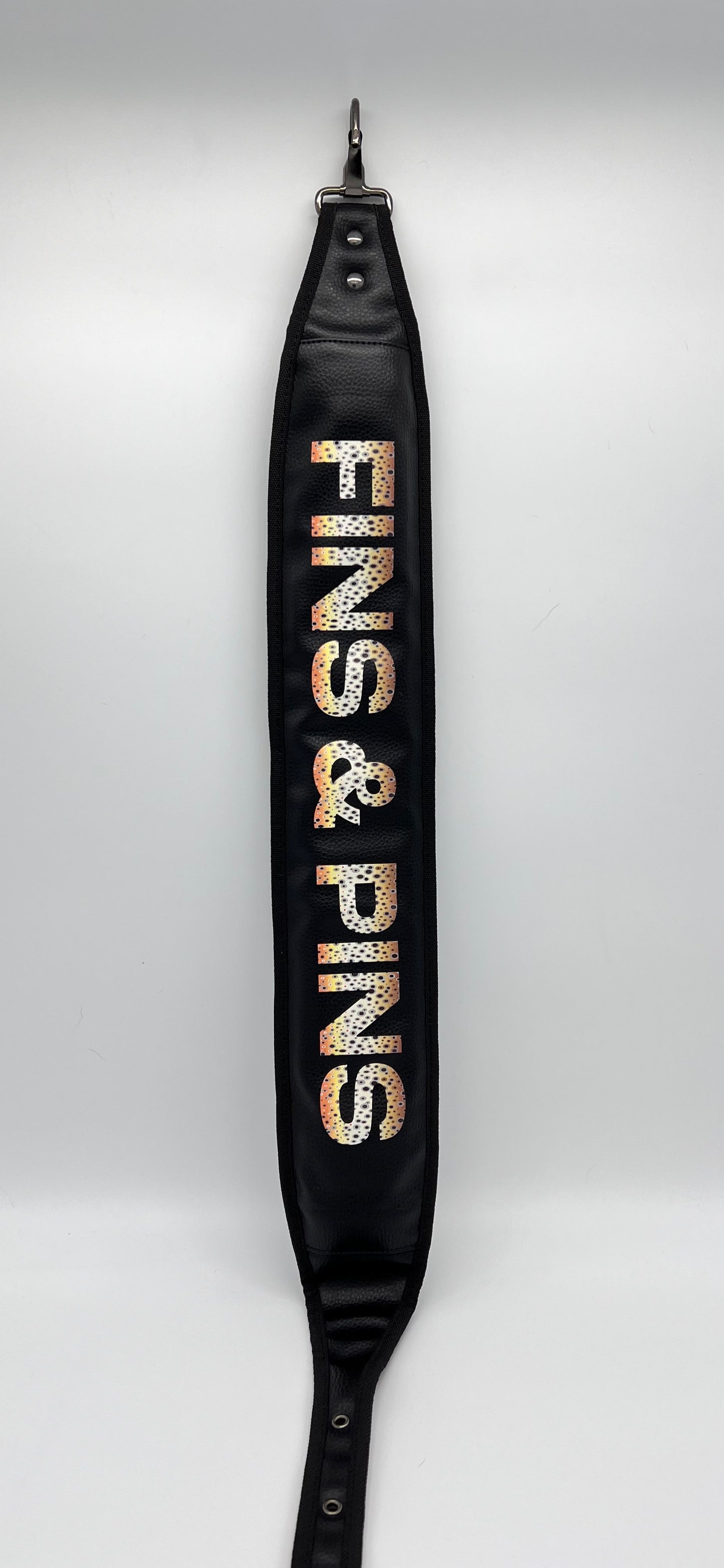 Brown trout Fins & Pins bag strap