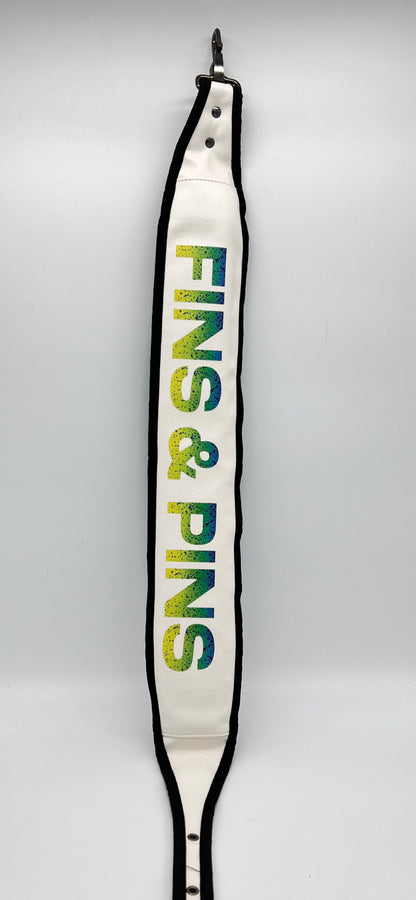 Mahi Mahi Fins & Pins bag strap