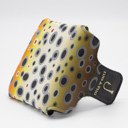Leather Brown Trout Mallet Headcover
