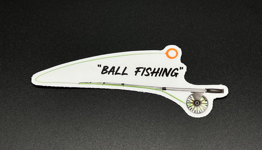 Ball fishing sticker