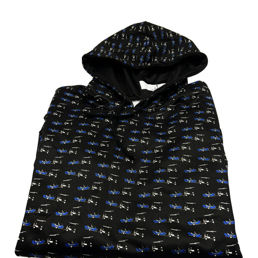 Black play 9 fish 9 hoodie