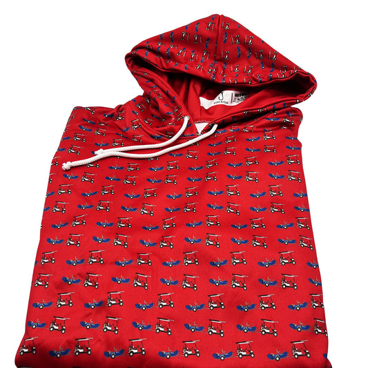 Red play 9 fish 9 hoodie