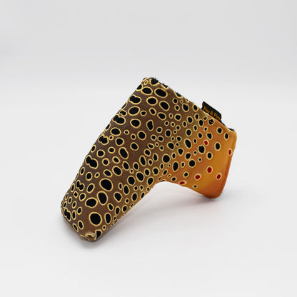 Fall Brown Trout Blade Putter Headcover