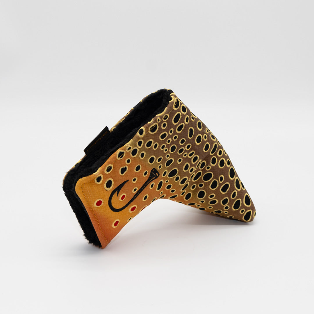 Fall Brown Trout Blade Putter Headcover