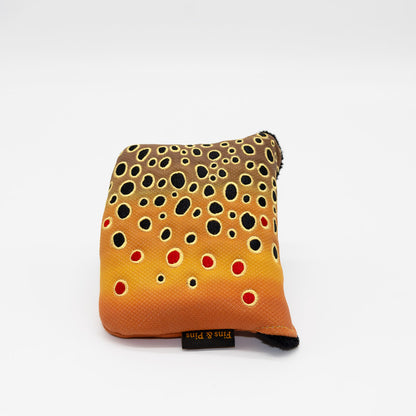 Fall Brown Trout Mallet Putter Headcover