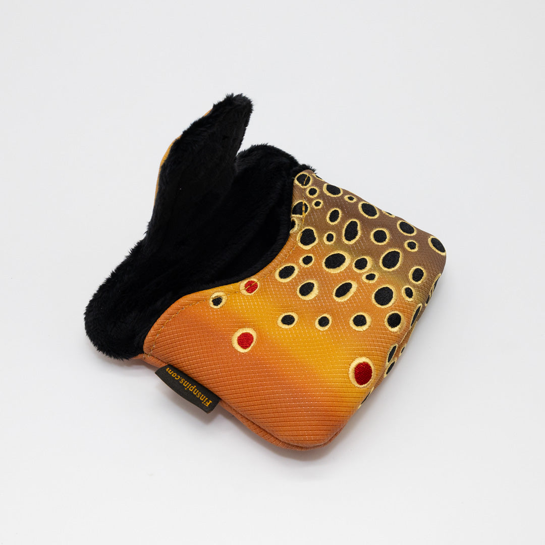 Fall Brown Trout Mallet Putter Headcover