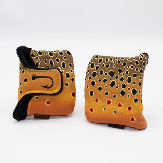 Fall Brown Trout Mallet Putter Headcover