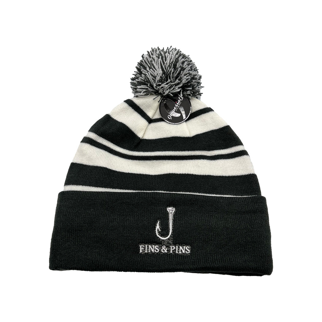 Gray/ White Winter Hat