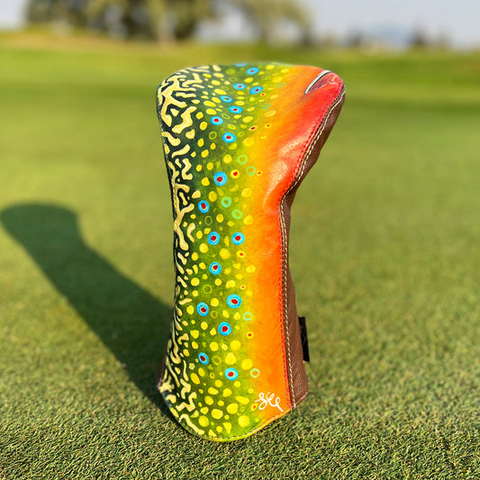 Limited edition brook trout driver headcover