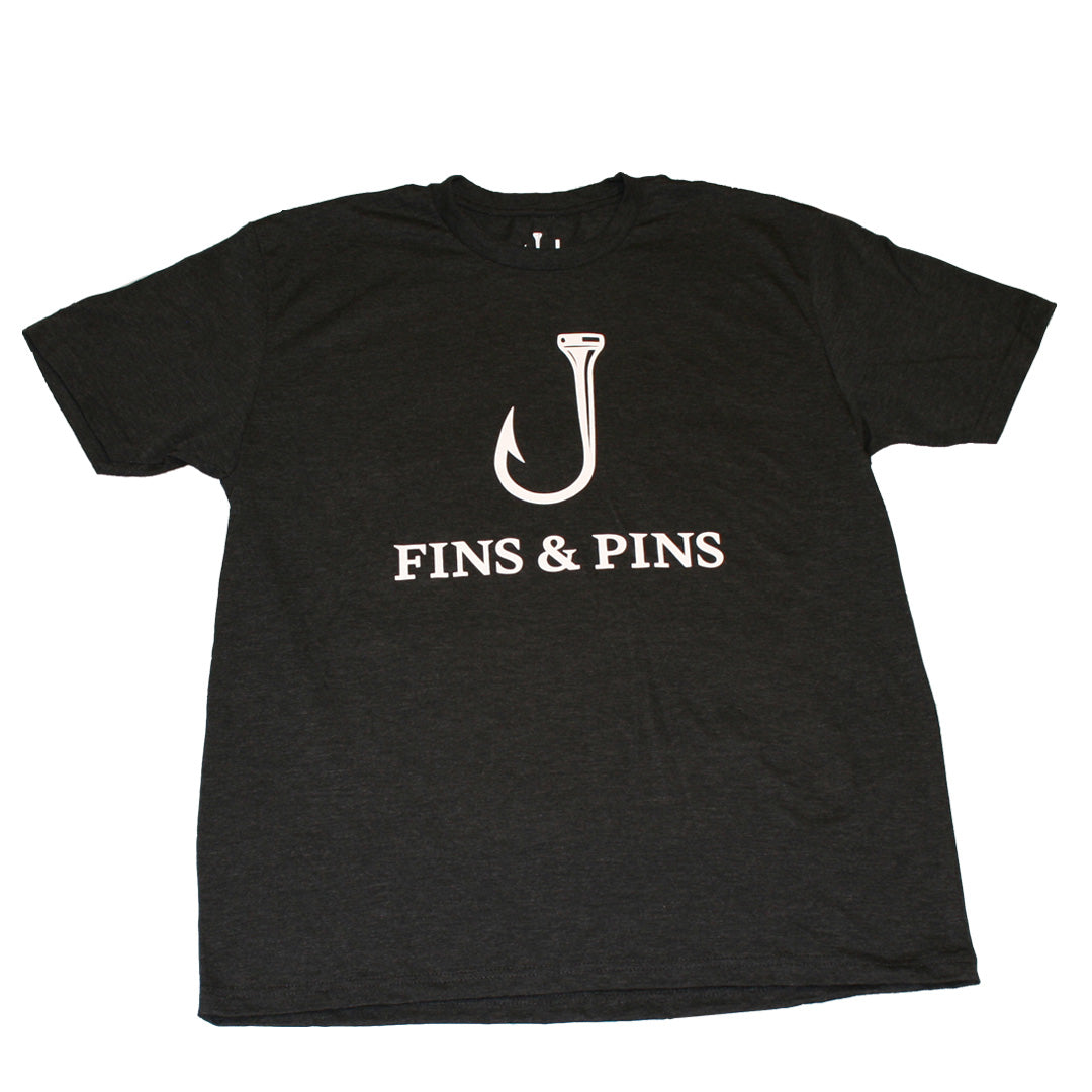 Vintage black Fins & Pins short sleeve shirt