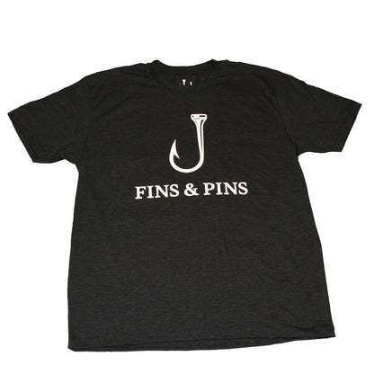 Vintage black Fins & Pins short sleeve shirt