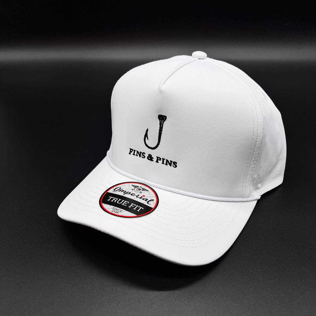 White Fins & Pins snapback